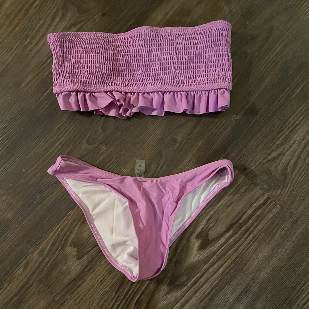 Purple swimsuit